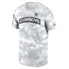 Men's Dallas Cowboys Arctic Camo 2024 Salute To Service Performance T-Shirt