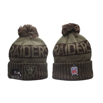 Las Vegas Raiders 2025 Salute to Service Knit Hat