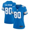 Women's Detroit Lions Jalon Calhoun  Blue Game Jersey