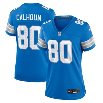 Women's Detroit Lions Jalon Calhoun Blue Game Jersey Women's Detroit Lions Jalon Calhoun Blue Game Jersey