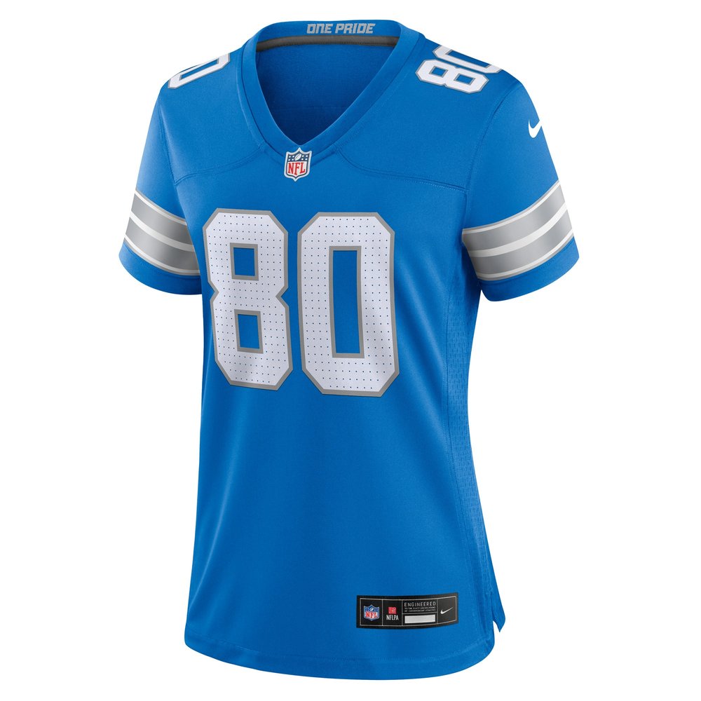 Women's Detroit Lions Jalon Calhoun  Blue Game Jersey