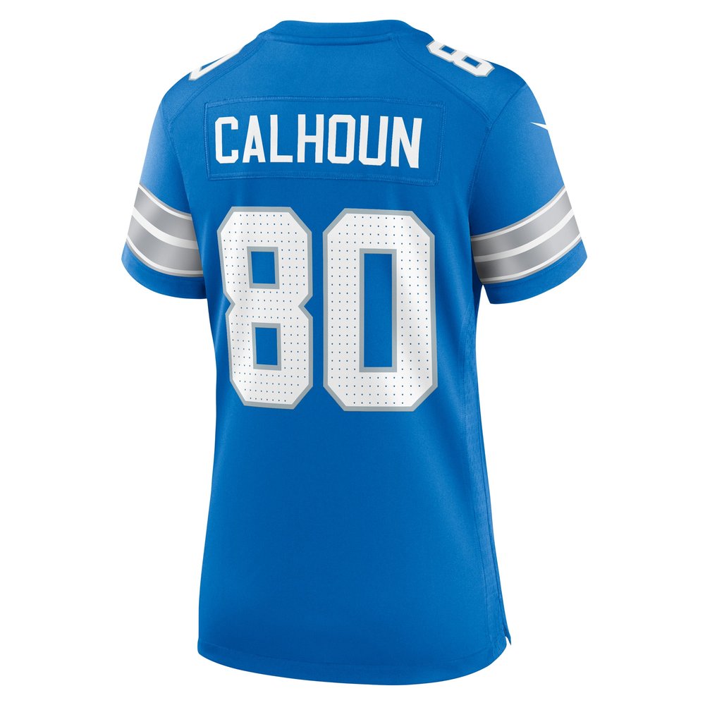 Women's Detroit Lions Jalon Calhoun  Blue Game Jersey