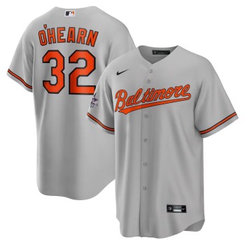 Men's Baltimore Orioles #32 Ryan O'Hearn Nike Gray 2025 MLB All-Star Game Road Replica Player Jersey Men's Baltimore Orioles #32 Ryan O'Hearn Nike Gray 2025 MLB All-Star Game Road Replica Player Jersey