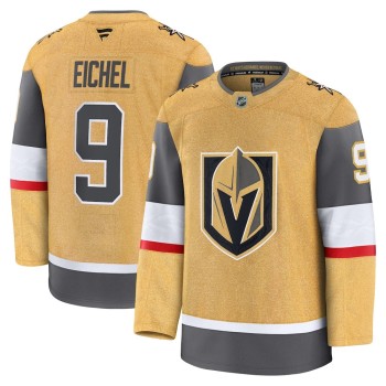 Men's Vegas Golden Knights #9 Jack Eichel Gold Home Premium Jersey Men's Vegas Golden Knights #9 Jack Eichel Gold Home Premium Jersey