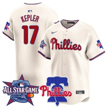 Youth Philadelphia Phillies #17 Max Kepler Cream 2026 MLB All-Star Jersey