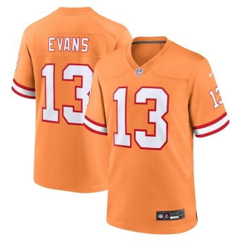 Men's '76 Tampa Bay Buccaneers #13 Mike Evans Nike Orange Player Game Jersey