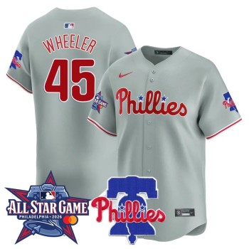 Youth Philadelphia Phillies #45 Zack Wheeler Gray 2026 MLB All-Star Jersey