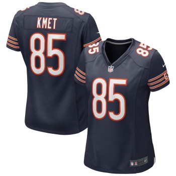 Women's Chicago Bears #85 Cole Kmet Navy Game Jersey