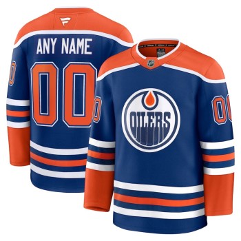 Youth Edmonton Oilers Royal Home Custom Jersey
