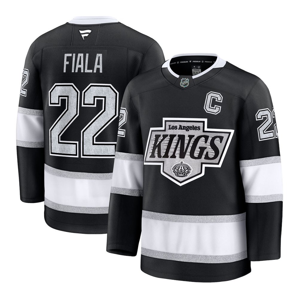 Youth Los Angeles Kings #22 Kevin Fiala Black Home Jersey