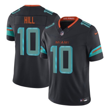 Youth Miami Dolphins #10 Tyreek Hill Black Rivalries Collection F.U.S.E. Vapor Limited Stitched Jersey