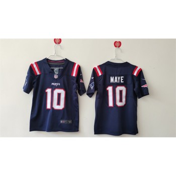 Women's New England Patriots #10 Drake Maye 2024 Draft Navy Vapor Untouchable Limited Stitched Jersey(Run Small) Women's New England Patriots #10 Drake Maye 2024 Draft Navy Vapor Untouchable Limited Stitched Jersey(Run Small)