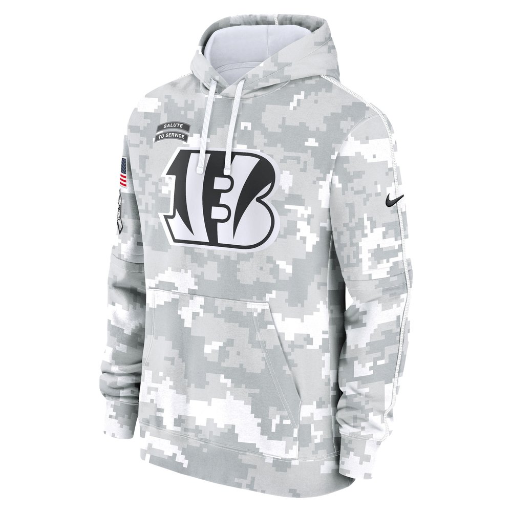 Men's Cincinnati Bengals Arctic Camo 2024 Salute To Service Big & Tall Club Fleece Pullover Hoodie Men's Cincinnati Bengals Arctic Camo 2024 Salute To Service Big & Tall Club Fleece Pullover Hoodie