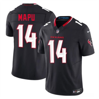 Men's Houston Texans #14 Marte Mapu Navy 2026 NFL Draft Vapor F.U.S.E. Limited Jersey