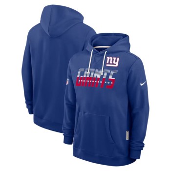 Men's New York Giants Royal Sideline Standard Issue Top Prospect Dri-FIT Hoodie
