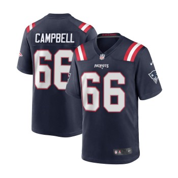 Men's New England Patriots #66 Will Campbell Nike Navy 2025 NFL Draft First Round Pick Game Jersey Men's New England Patriots #66 Will Campbell Nike Navy 2025 NFL Draft First Round Pick Game Jersey