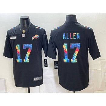 Youth Buffalo Bills #17 Josh Allen Black Vapor Limited Jersey