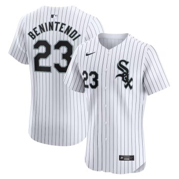 Men's Chicago White Sox #23 Andrew Benintendi Nike White Home Elite Player Jersey
