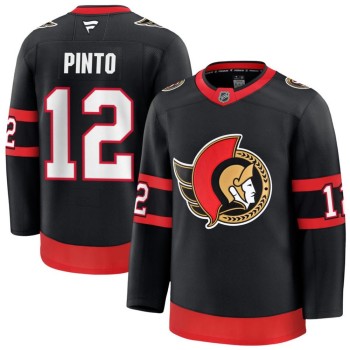 Youth Ottawa Senators #12 Shane Pinto Black Home Player Jersey Youth Ottawa Senators #12 Shane Pinto Black Home Player Jersey