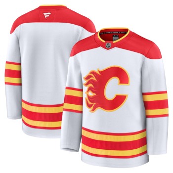 Youth Calgary Flames White Away Jersey Youth Calgary Flames White Away Jersey