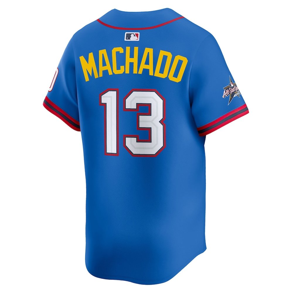 Men's National League #13 Manny Machado Nike Blue 2025 All-Star Edition Limited Player Jersey