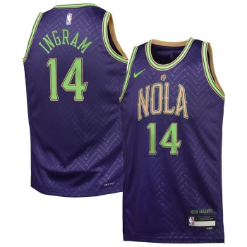 Youth New Orleans Pelicans Brandon Ingram Purple 2024/25 Swingman Player Jersey - City Edition Youth New Orleans Pelicans Brandon Ingram Purple 2024/25 Swingman Player Jersey - City Edition
