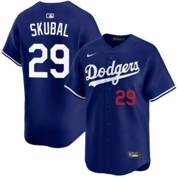 Youth Los Angeles Dodgers #29 Tarik Skubal Royal Alternate Limited Jersey