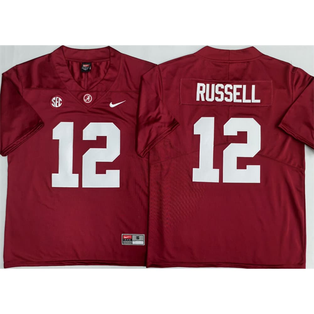 Men's Alabama Crimson Tide #12 Keelon Russell Red 2026 Vapor Limited Jersey