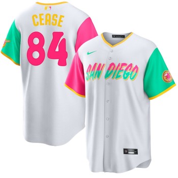 Men's San Diego Padres #84 Dylan Cease Nike White Home Replica Jersey Men's San Diego Padres #84 Dylan Cease Nike White Home Replica Jersey