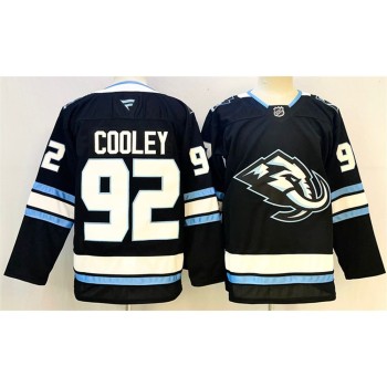 Men's Utah Mammoth #92 Logan Cooley Navy 2025 Stitched Premium Jersey Men's Utah Mammoth #92 Logan Cooley Navy 2025 Stitched Premium Jersey