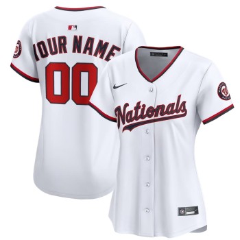 Women's Washington Nationals Nike White Replica Custom Jersey