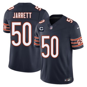 Men's Chicago Bears #50 Grady Jarrett Navy 2026 2-Star C Patch Vapor F.U.S.E. Untouchable Limited Jersey Men's Chicago Bears #50 Grady Jarrett Navy 2026 2-Star C Patch Vapor F.U.S.E. Untouchable Limited Jersey