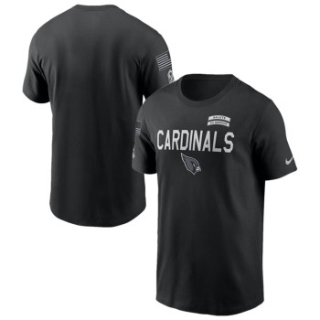 Men's Arizona Cardinals Black 2026 Salute to Service Sideline Dri-FIT T-Shirt Men's Arizona Cardinals Black 2026 Salute to Service Sideline Dri-FIT T-Shirt
