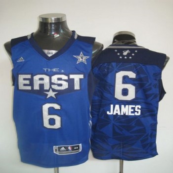 2011 All Star Heat #6 LeBron James Blue Stitched NBA Jersey 2011 All Star Heat #6 LeBron James Blue Stitched NBA Jersey