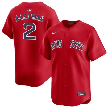 Men's Boston Red Sox #2 Alex Bregman Red Home Replica Player Jersey