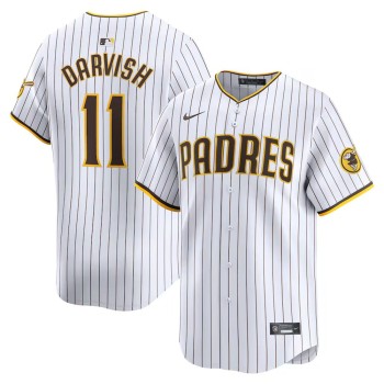 Men's San Diego Padres #11 Yu Darvish Nike White Home Limited Player Jersey Men's San Diego Padres #11 Yu Darvish Nike White Home Limited Player Jersey