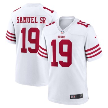 Men's San Francisco 49ers #19 Deebo Samuel Sr. White Vapor F.U.S.E. Untouchable Limited Jersey