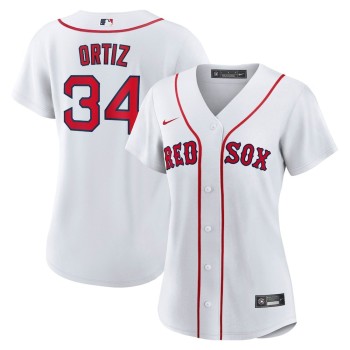 Women's Boston Red Sox #34 David Ortiz Nike White Home Replica Jersey Women's Boston Red Sox #34 David Ortiz Nike White Home Replica Jersey