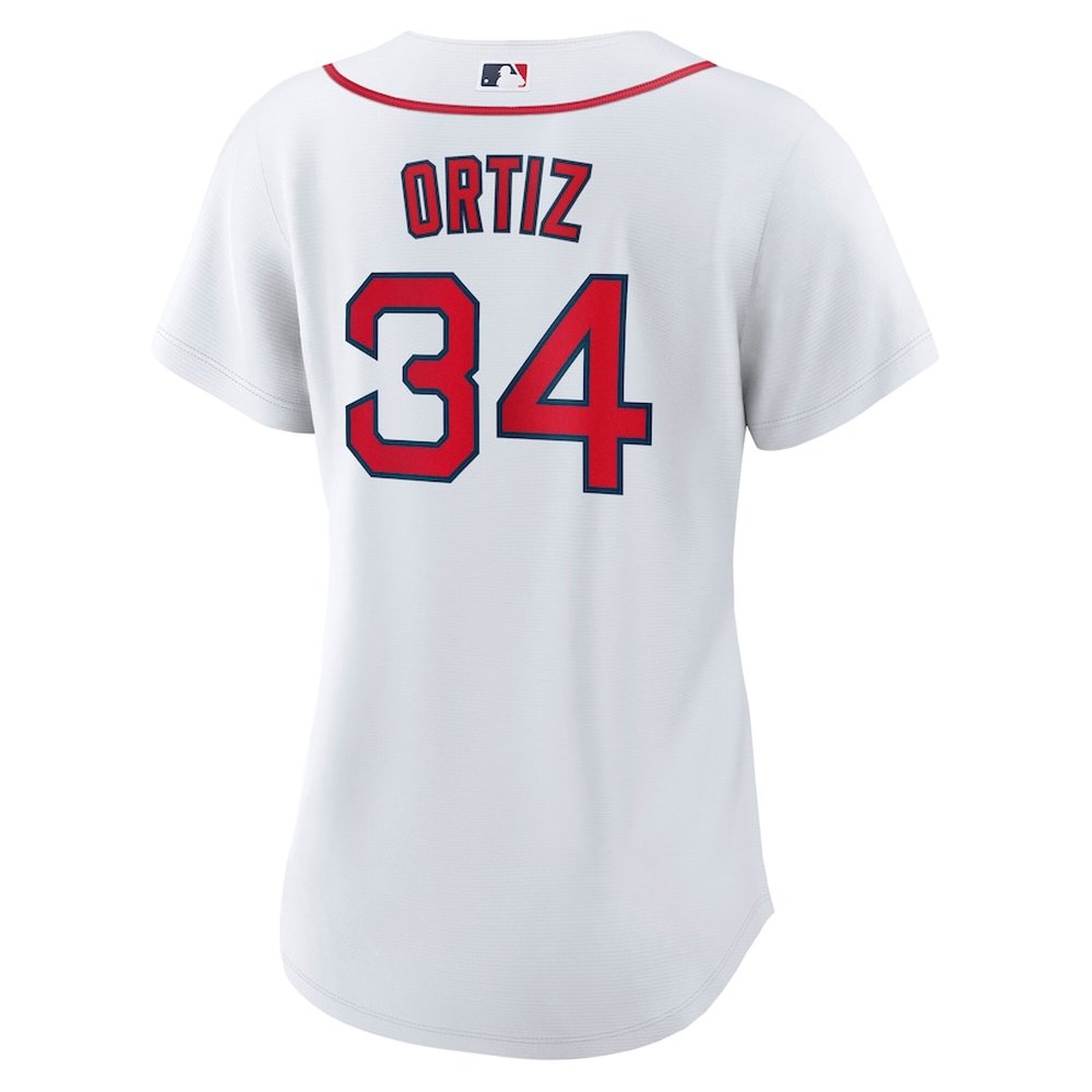 Women's Boston Red Sox #34 David Ortiz Nike White Home Replica Jersey