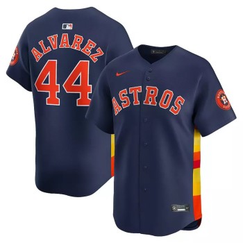 Men's Houston Astros #44 Yordan Alvarez Nike Navy Alternate Limited Player Jersey Men's Houston Astros #44 Yordan Alvarez Nike Navy Alternate Limited Player Jersey