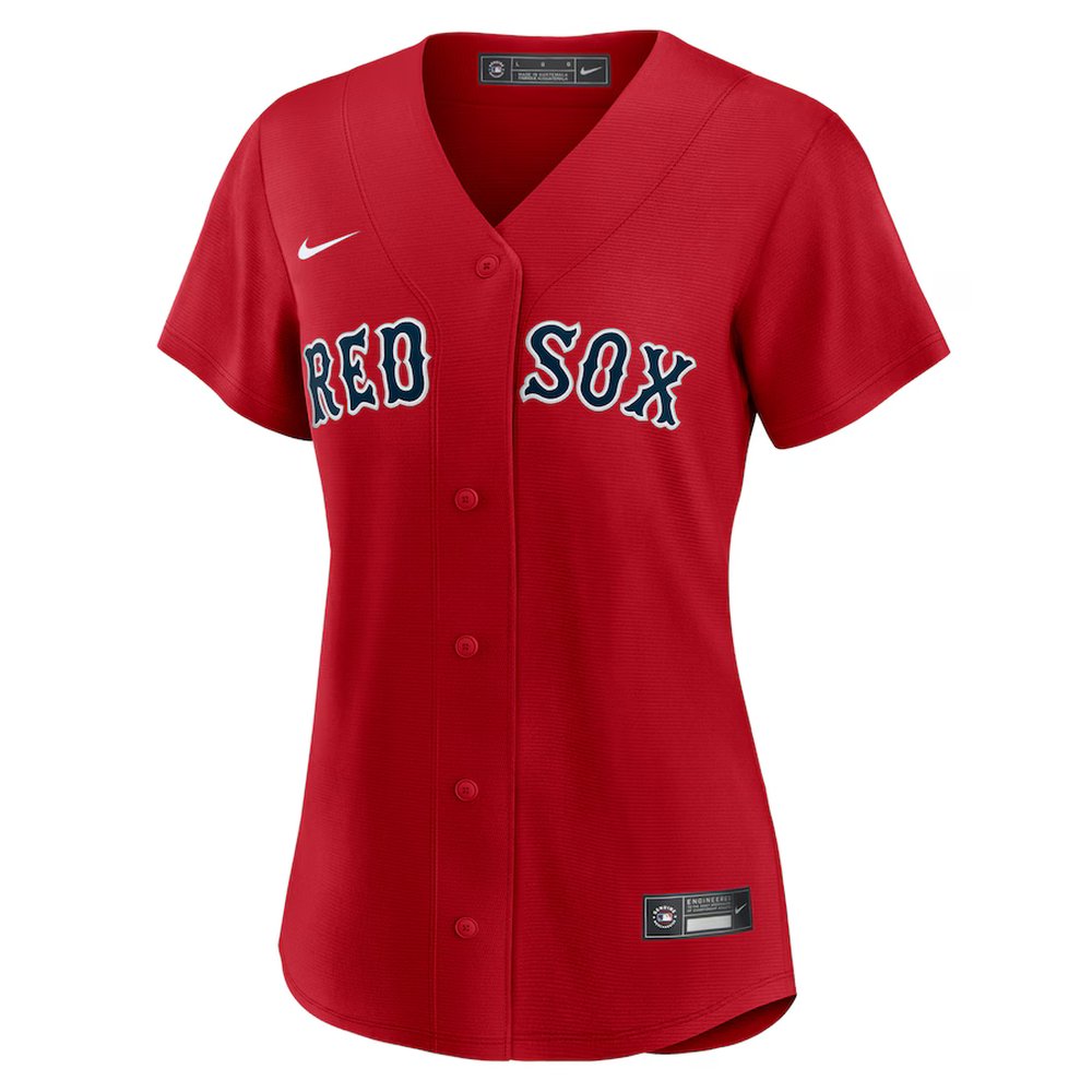 Women's Boston Red Sox #11 Rafael Devers Nike Red Alternate Replica Player Jersey