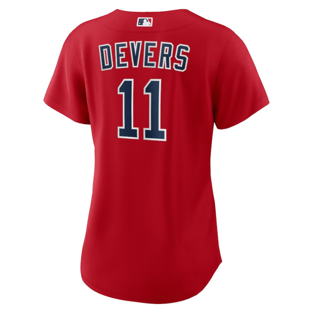 Women's Boston Red Sox #11 Rafael Devers Nike Red Alternate Replica Player Jersey