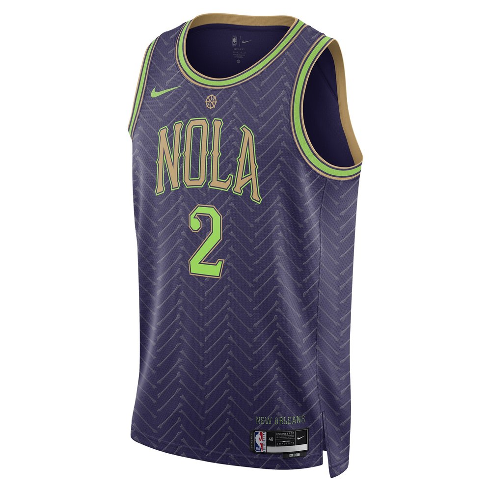 Unisex New Orleans Pelicans Herbert Jones Purple 2024/25 Swingman Player Jersey - City Edition