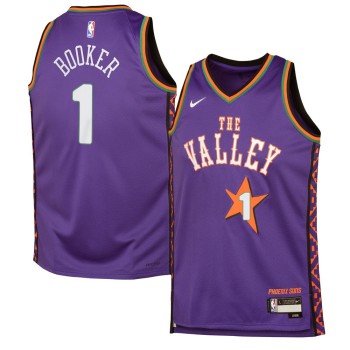 Youth Phoenix Suns Devin Booker Purple 2024/25 Swingman Player Jersey - City Edition Youth Phoenix Suns Devin Booker Purple 2024/25 Swingman Player Jersey - City Edition