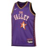 Youth Phoenix Suns Devin Booker Purple 2024/25 Swingman Player Jersey - City Edition