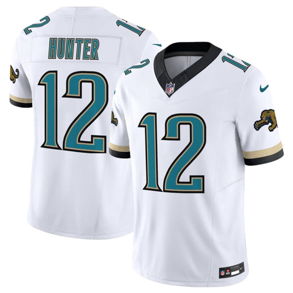 Men's Jacksonville Jaguars #12 Travis Hunter White 2026 Vapor F.U.S.E. Untouchable Limited Jersey