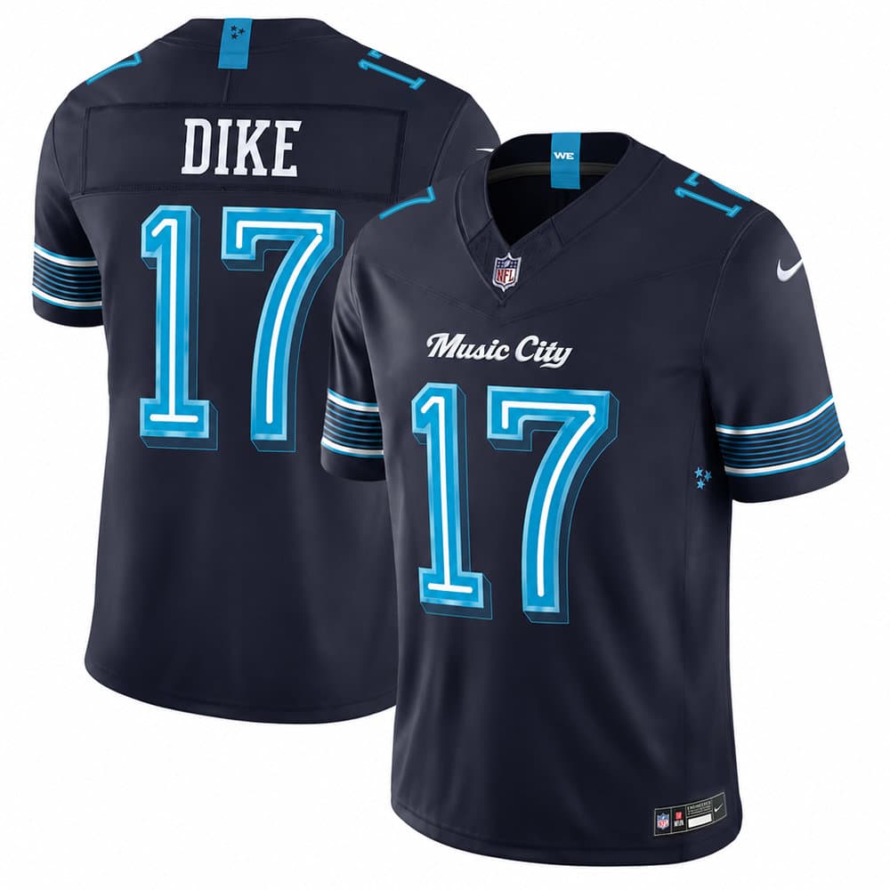 Youth Tennessee Titans #17 Chimere Dike Navy 2026 Rivalries Collection Vapor F.U.S.E. Limited Jersey