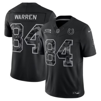 Men's Indianapolis Colts #84 Tyler Warren Nike Black 2026 Salute to Service Vapor F.U.S.E. Limited Jersey Men's Indianapolis Colts #84 Tyler Warren Nike Black 2026 Salute to Service Vapor F.U.S.E. Limited Jersey