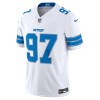 Men's Detroit Lions #97 Aidan Hutchinson White Vapor F.U.S.E. Limited Jersey