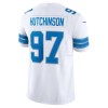 Men's Detroit Lions #97 Aidan Hutchinson White Vapor F.U.S.E. Limited Jersey
